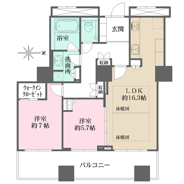 ザ・梅田タワーの間取図