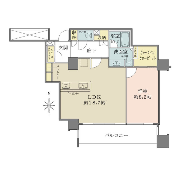 OAPレジデンスタワー東館の間取図