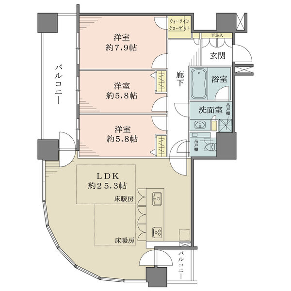 ザ・梅田タワーの間取図