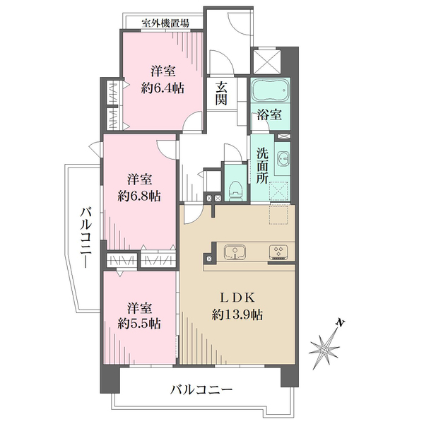 ファミール都島ステーションサイドの間取図