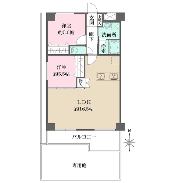 三津屋グリーンハイツの間取図