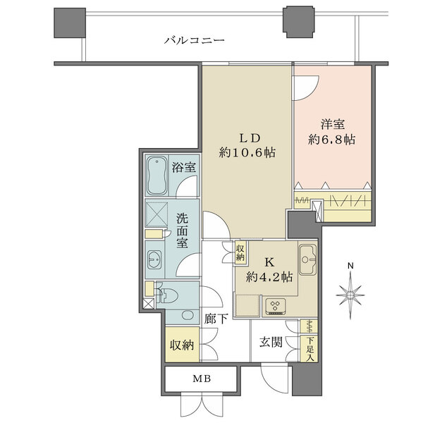 OAPレジデンスタワー西館の間取図