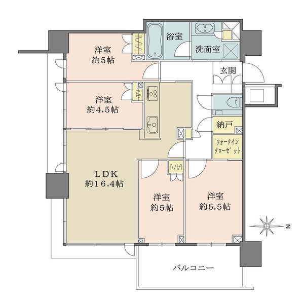 シティタワー東梅田パークフロントの間取図
