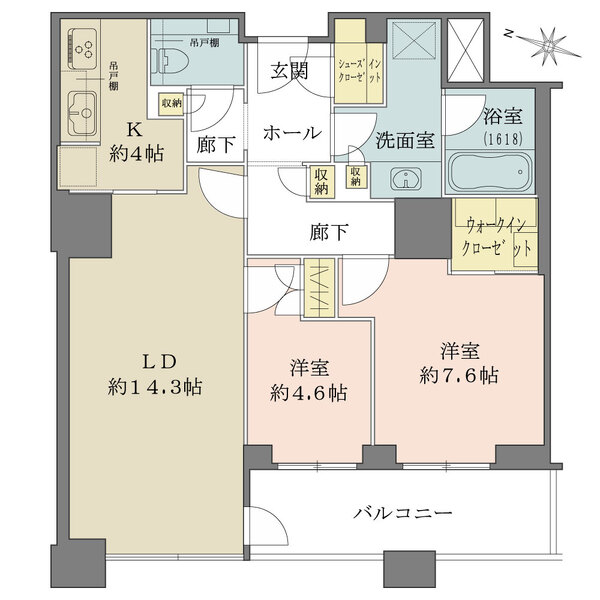グランフロント大阪オーナーズタワーの間取図