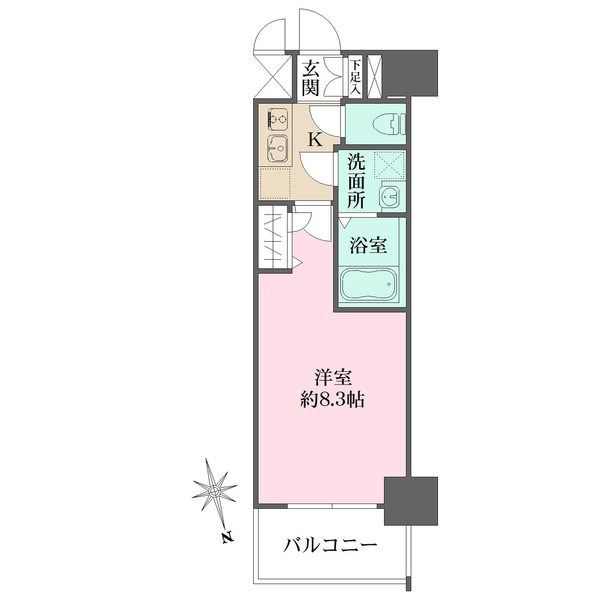 エスリード大阪グランゲートの間取図