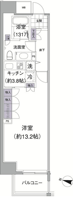 アビティ目黒の間取図