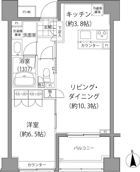 エーデル練馬の間取図