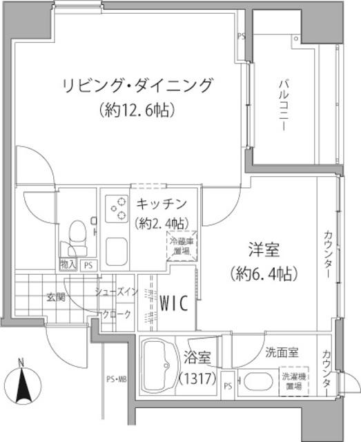 エーデル練馬の間取図