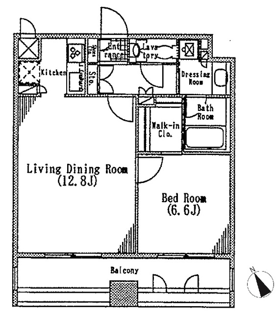 パークハビオ京橋の間取図