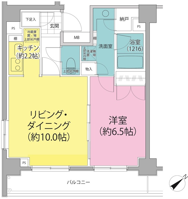 パークハビオ東向島の間取図