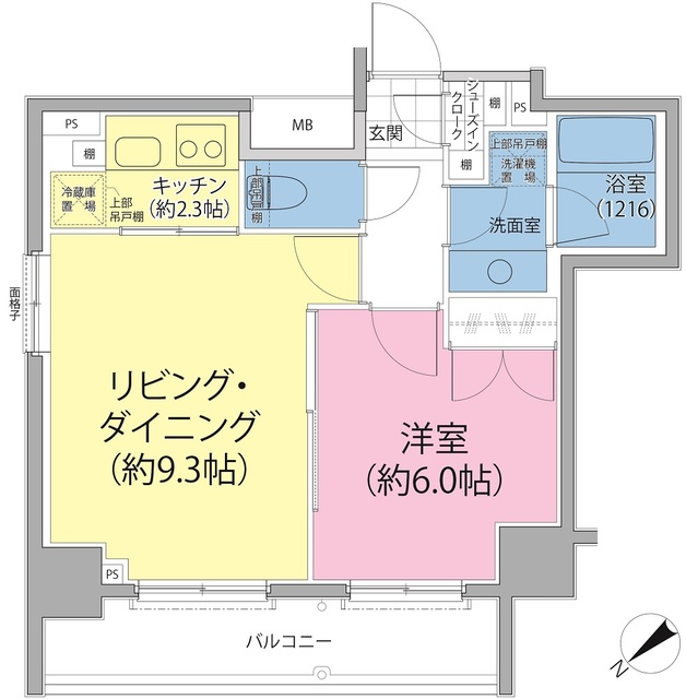 パークハビオ東向島の間取図
