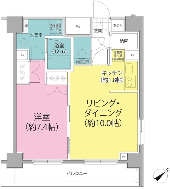 パークハビオ東向島の間取図
