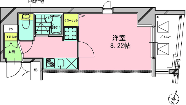 本郷エーワン東大前の間取図