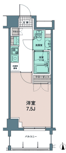 トワ・テ・メゾンの間取図