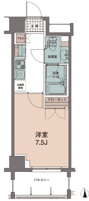 トワ・テ・メゾンの間取図