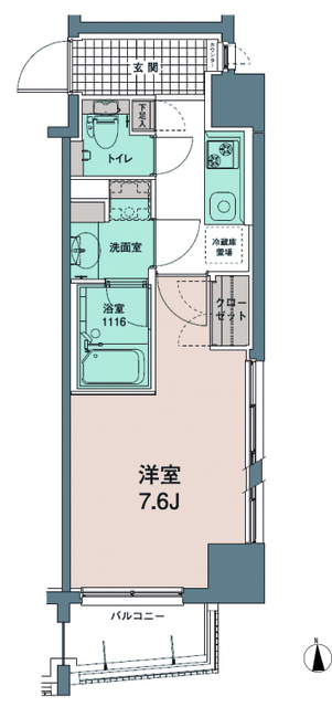 トワ・テ・メゾンの間取図