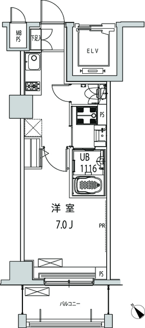 グローリア十条の間取図