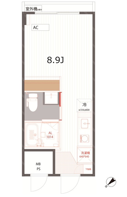 メゾンサンシャインの間取図