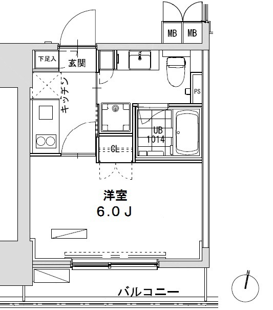 グランディオール広尾テラスの間取図