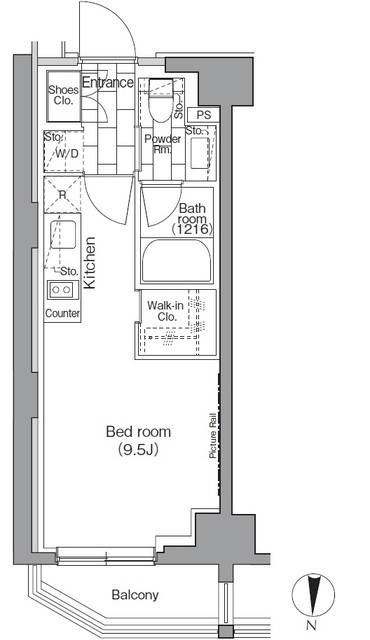 パークハビオ東陽町の間取図