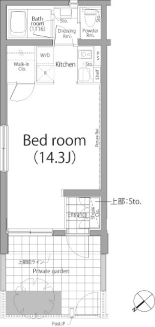 ラ・プレス神宮前の間取図