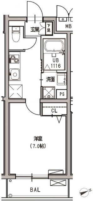 ＭＤＭ早稲田の間取図