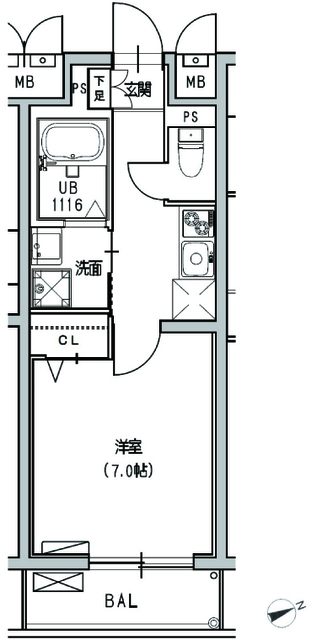 ＭＤＭ早稲田の間取図