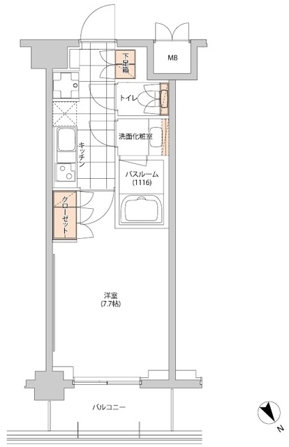 ヒューリック目白の間取図