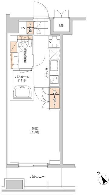 ヒューリック目白の間取図
