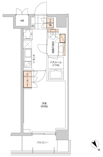 ヒューリック目白の間取図