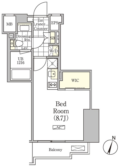アンパサンド北新宿の間取図