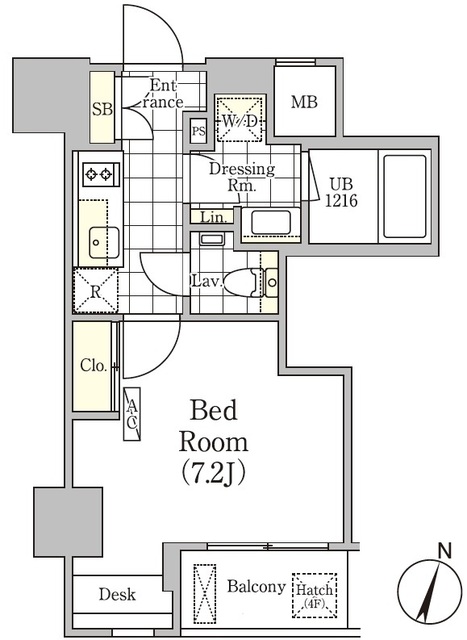 アンパサンド北新宿の間取図