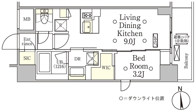テラス御徒町の間取図