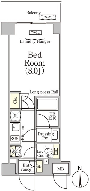 ベルファース大森山王の間取図