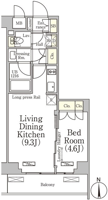 ベルファース大森山王の間取図