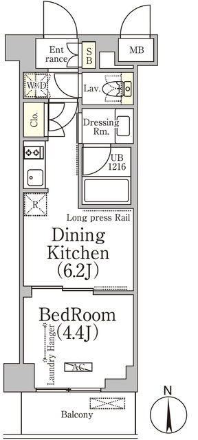 ベルファース大森山王の間取図