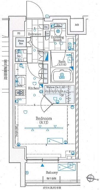 アプリーレ池上の間取図