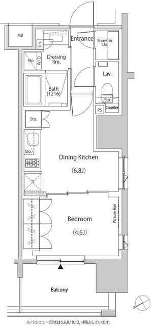ザ・パークハビオ目白タワーの間取図