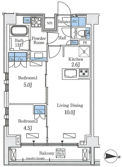 アクアレジデンス錦糸町の間取図