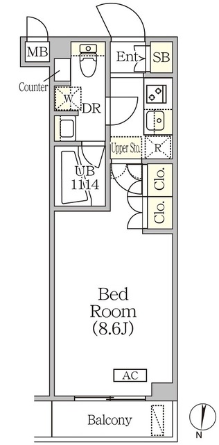 アジールコート方南町テラスの間取図