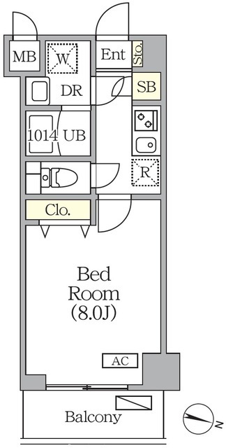 ＯＲＳＵＳ志村坂上の間取図