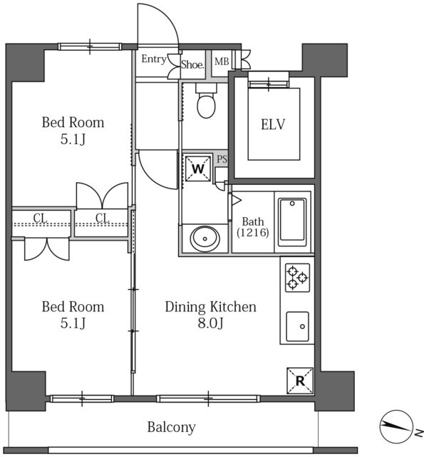 ＬａＳａｎｔｅ広尾の間取図