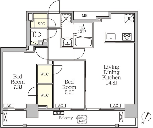 ジオエント白金台の間取図