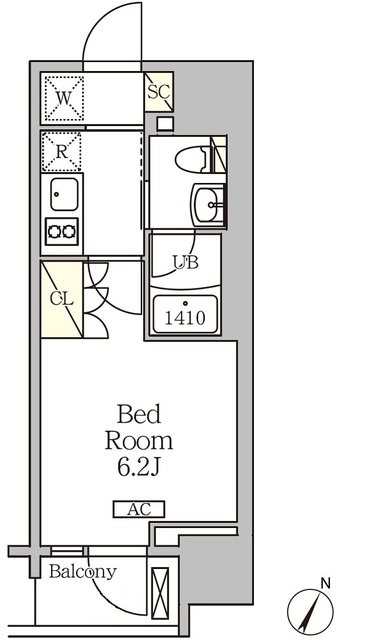 ジオエント白金台の間取図