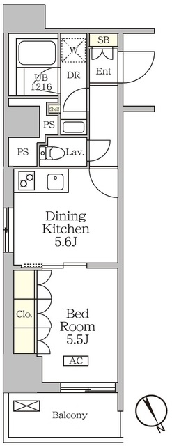 リーフシティ市川　ザ・レジデンスの間取図