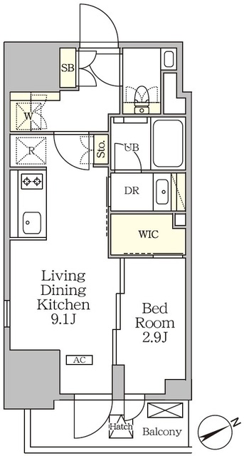 ザ・パークハビオ大森山王の間取図