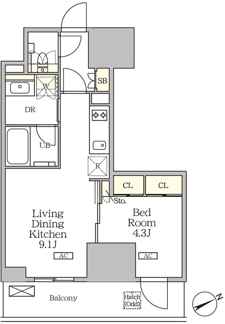 ザ・パークハビオ大森山王の間取図