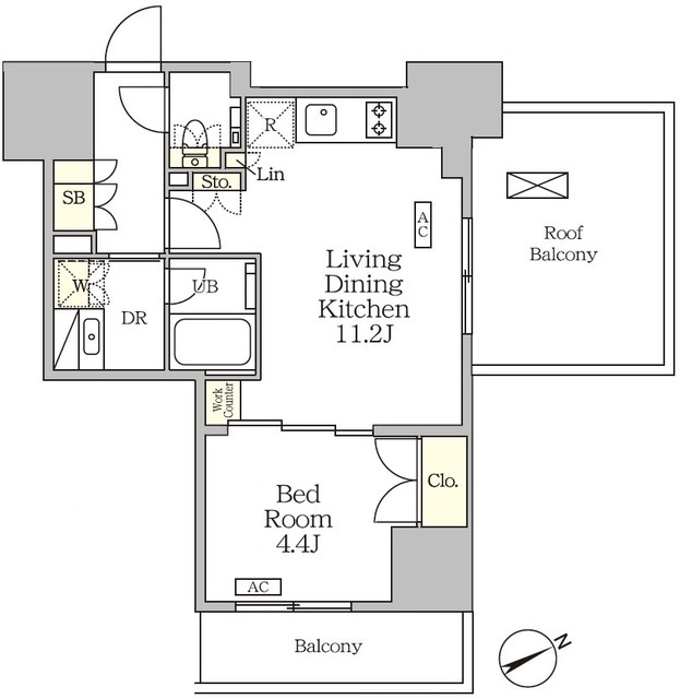 ザ・パークハビオ大森山王の間取図