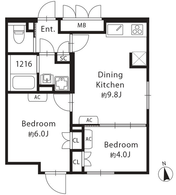 ＧＲＡＮ　ＰＡＳＥＯ　目黒西小山の間取図