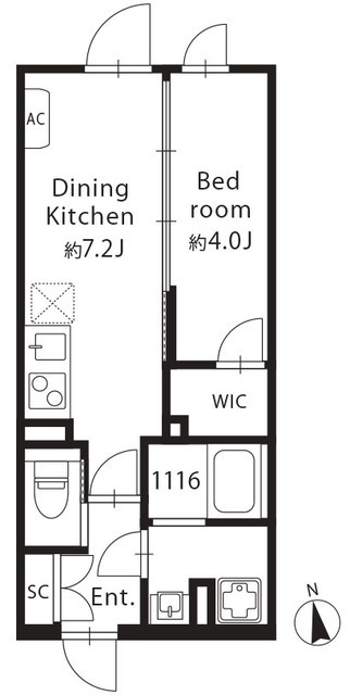 ＧＲＡＮ　ＰＡＳＥＯ　目黒西小山の間取図